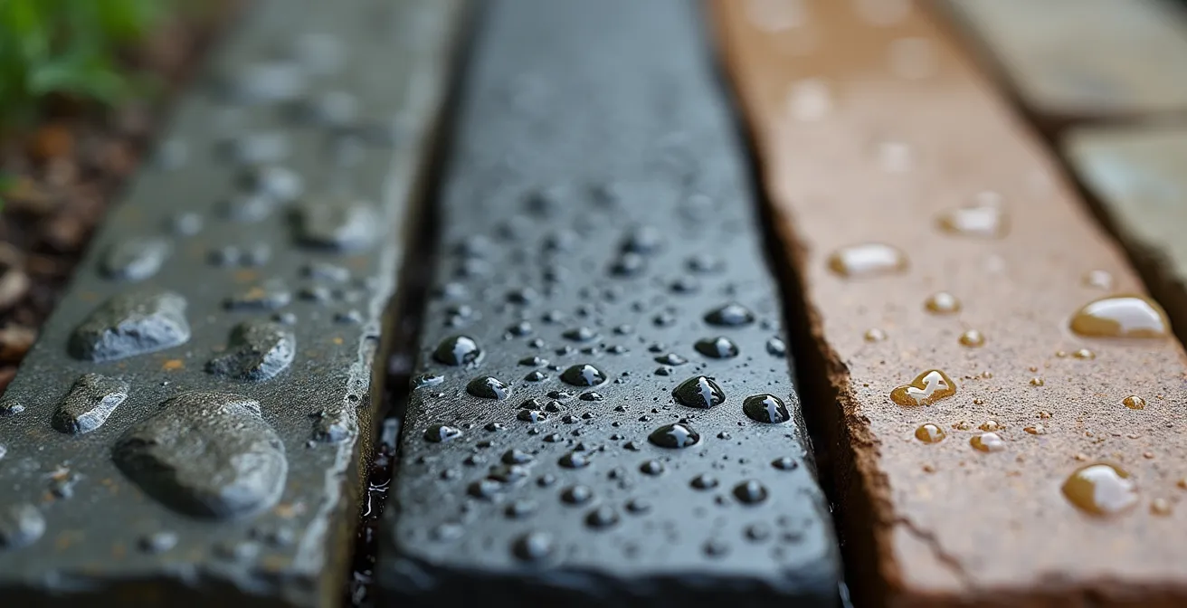 Comparaison de différents matériaux de pas japonais avec leurs finitions antidérapantes