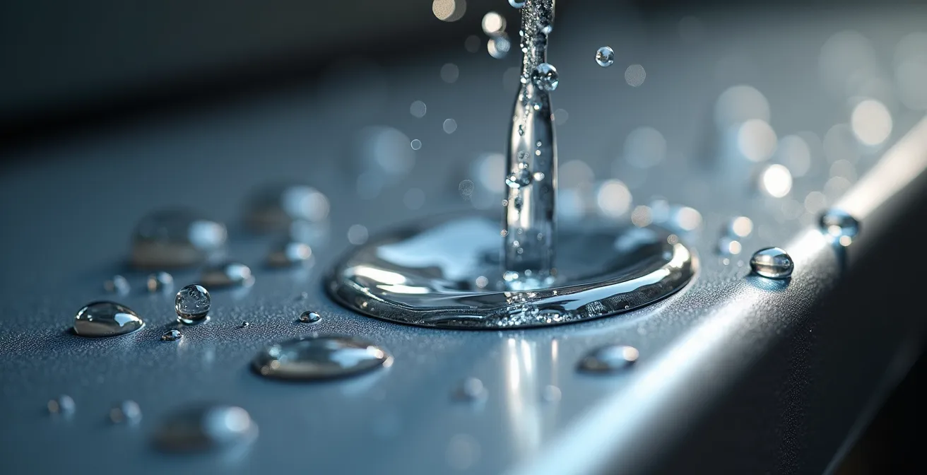 Démonstration de la technique de double rinçage sur aluminium thermolaqué